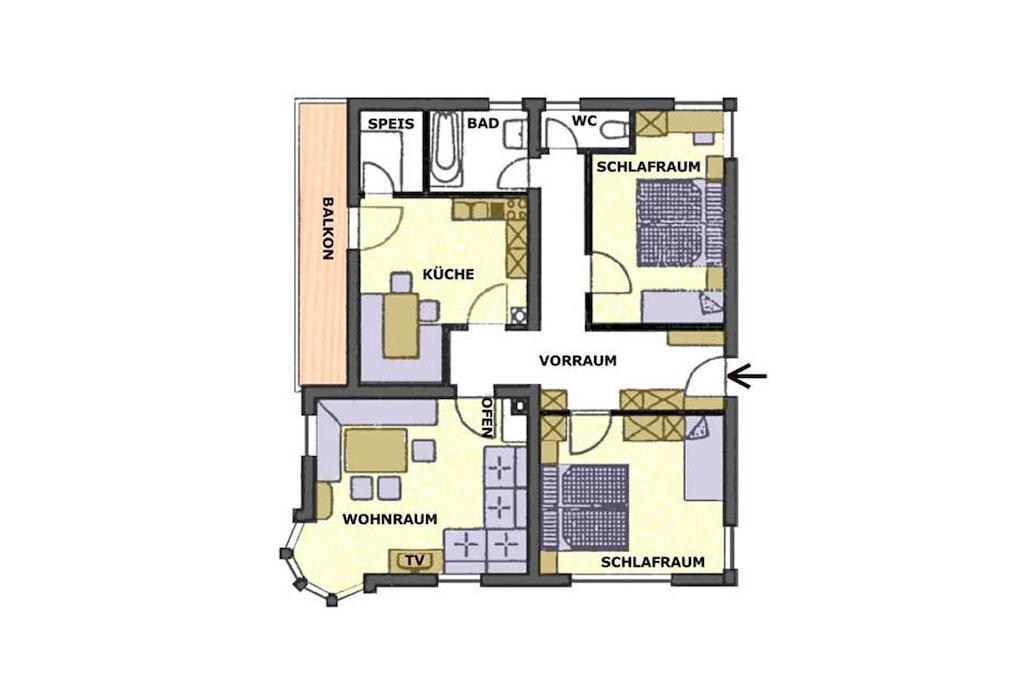 Appartement Haus Gaisberger à Mayrhofen Chambre photo